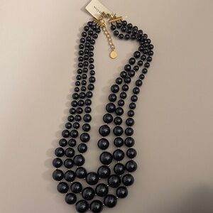 Charter Club Black Multi-Strand Necklace